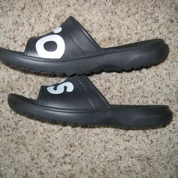 Crocs iconic comfort slides sz 7 - Picture 7 of 8